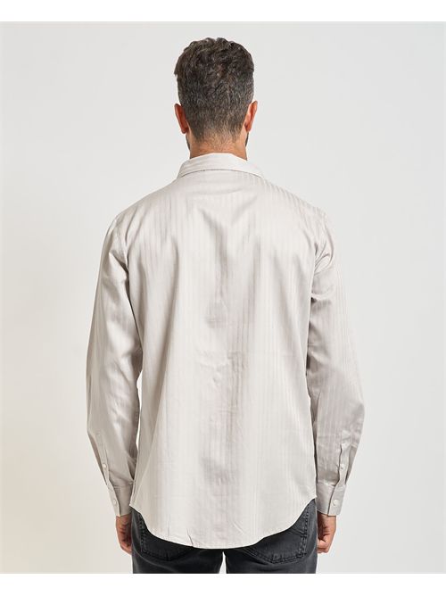 Men's Armani Exchange jacquard cotton shirt ARMANI EXCHANGE | XM001868-AF18836F1030